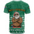 South Africa Christmas T Shirt Christmas Santa Claus Tattoo - Wonder Print Shop