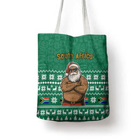 South Africa Christmas Tote Bag Christmas Santa Claus Tattoo - Wonder Print Shop