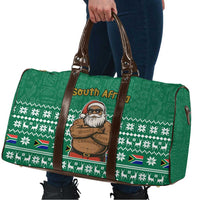 South Africa Christmas Travel Bag Christmas Santa Claus Tattoo - Wonder Print Shop
