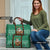 South Africa Christmas Travel Bag Christmas Santa Claus Tattoo - Wonder Print Shop