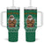 South Africa Christmas Tumbler With Handle Christmas Santa Claus Tattoo - Wonder Print Shop