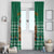 South Africa Christmas Window Curtain Christmas Santa Claus Tattoo - Wonder Print Shop