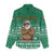 South Africa Christmas Women Casual Shirt Christmas Santa Claus Tattoo - Wonder Print Shop