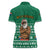 South Africa Christmas Women Polo Shirt Christmas Santa Claus Tattoo - Wonder Print Shop