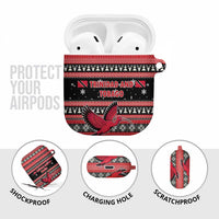 Trinidad and Tobago Christmas AirPods Case Bird and Coat of Arms Design - Wonder Print Shop
