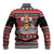 Trinidad and Tobago Christmas Baseball Jacket Bird and Coat of Arms Design - Wonder Print Shop