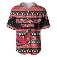 Trinidad and Tobago Christmas Baseball Jersey Bird and Coat of Arms Design - Wonder Print Shop