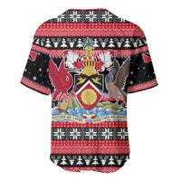 Trinidad and Tobago Christmas Baseball Jersey Bird and Coat of Arms Design - Wonder Print Shop