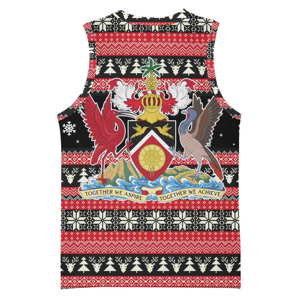 Trinidad and Tobago Christmas Basketball Jersey Bird and Coat of Arms Design - Wonder Print Shop