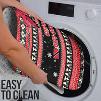 Trinidad and Tobago Christmas Bathroom Set Bird and Coat of Arms Design - Wonder Print Shop