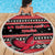 Trinidad and Tobago Christmas Beach Blanket Bird and Coat of Arms Design - Wonder Print Shop