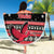 Trinidad and Tobago Christmas Beach Blanket Bird and Coat of Arms Design - Wonder Print Shop