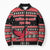 Trinidad and Tobago Christmas Bomber Puffer Jacket Bird and Coat of Arms Design - Wonder Print Shop