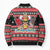 Trinidad and Tobago Christmas Bomber Puffer Jacket Bird and Coat of Arms Design - Wonder Print Shop