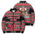 Trinidad and Tobago Christmas Bomber Puffer Jacket Bird and Coat of Arms Design - Wonder Print Shop