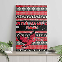 Trinidad and Tobago Christmas Canvas Wall Art Bird and Coat of Arms Design - Wonder Print Shop
