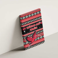 Trinidad and Tobago Christmas Canvas Wall Art Bird and Coat of Arms Design - Wonder Print Shop