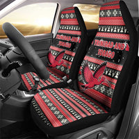 Trinidad and Tobago Christmas Car Seat Cover Bird and Coat of Arms Design - Wonder Print Shop