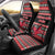 Trinidad and Tobago Christmas Car Seat Cover Bird and Coat of Arms Design - Wonder Print Shop