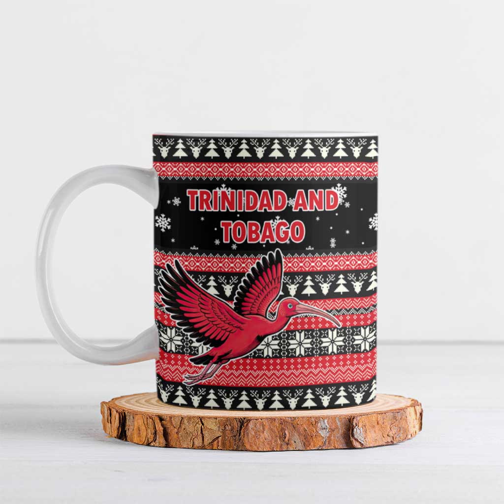 Trinidad and Tobago Christmas Ceramic Mug Bird and Coat of Arms Design - Wonder Print Shop