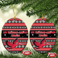 Trinidad and Tobago Christmas Ceramic Ornament Bird and Coat of Arms Design - Wonder Print Shop