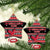 Trinidad and Tobago Christmas Ceramic Ornament Bird and Coat of Arms Design - Wonder Print Shop