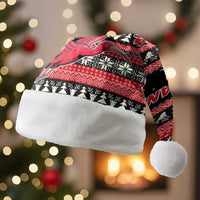 Trinidad and Tobago Christmas Santa Hat Bird and Coat of Arms Design - Wonder Print Shop