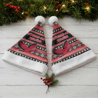 Trinidad and Tobago Christmas Santa Hat Bird and Coat of Arms Design - Wonder Print Shop