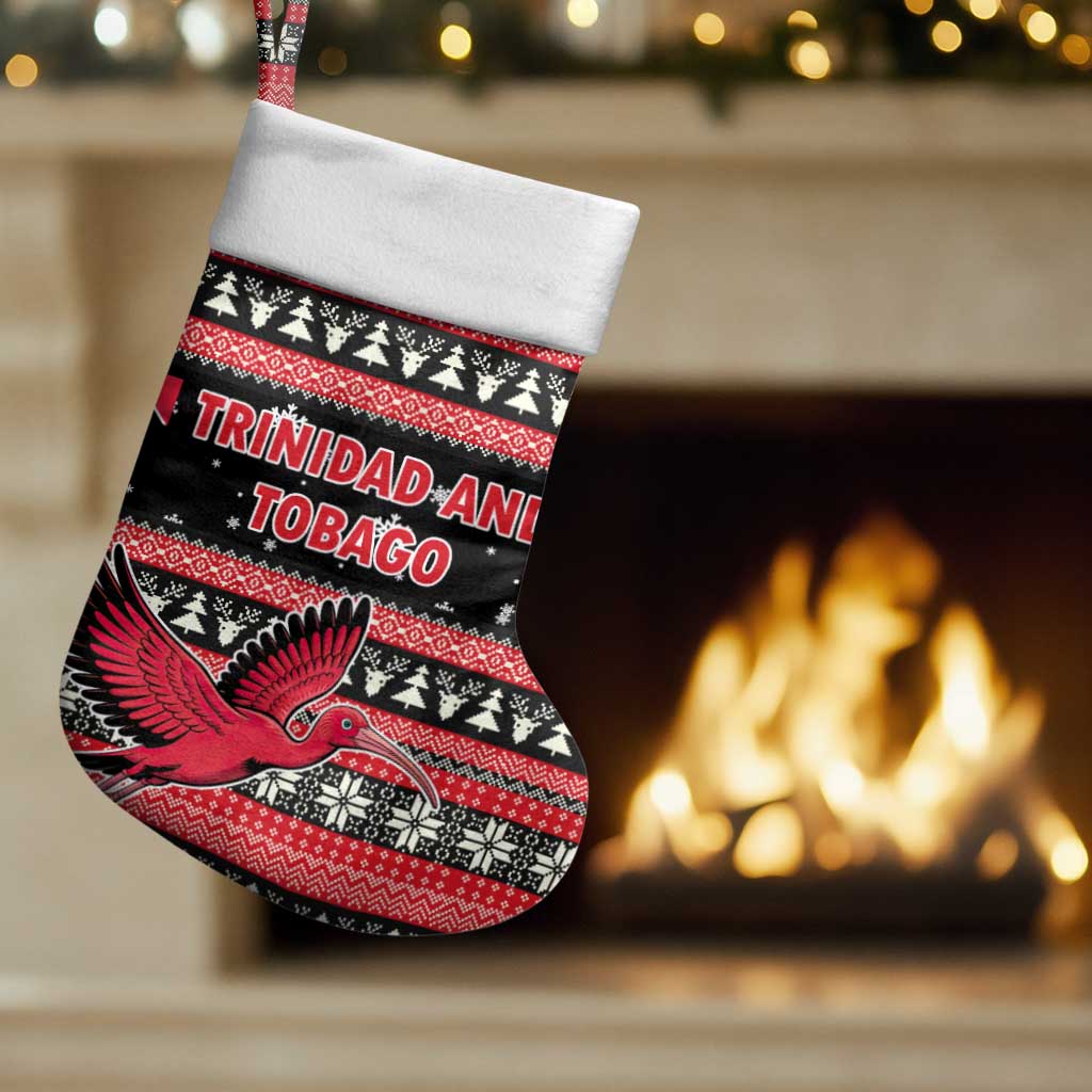 Trinidad and Tobago Christmas Stocking Bird and Coat of Arms Design - Wonder Print Shop