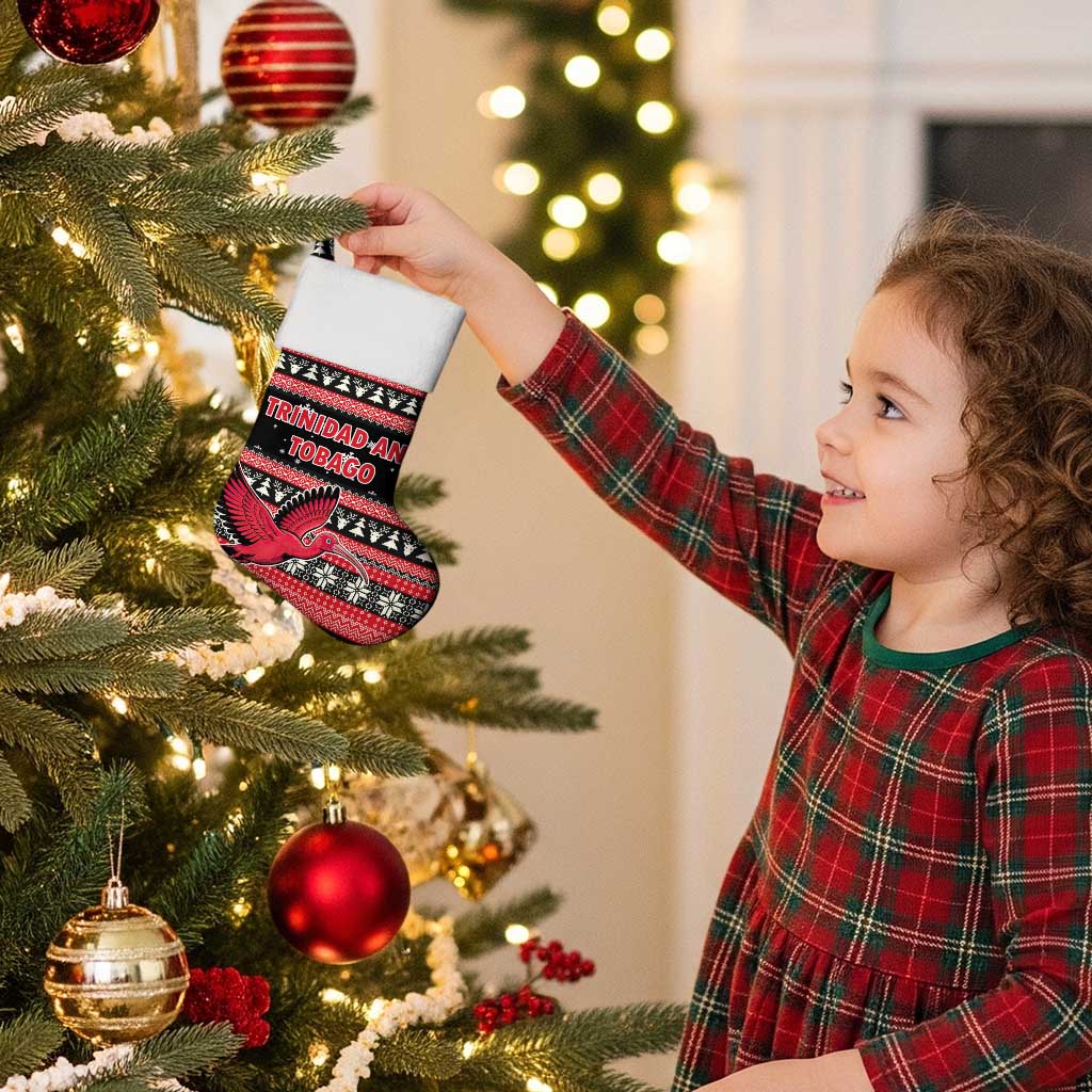 Trinidad and Tobago Christmas Stocking Bird and Coat of Arms Design - Wonder Print Shop