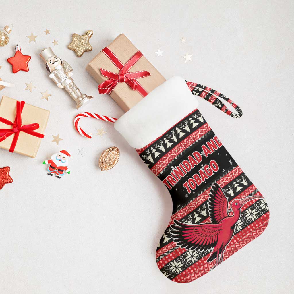 Trinidad and Tobago Christmas Stocking Bird and Coat of Arms Design - Wonder Print Shop