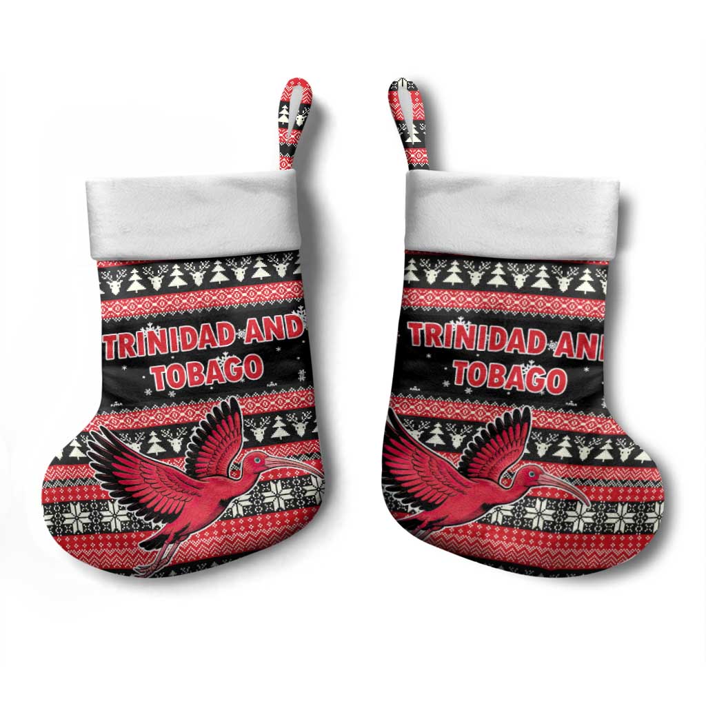 Trinidad and Tobago Christmas Stocking Bird and Coat of Arms Design - Wonder Print Shop