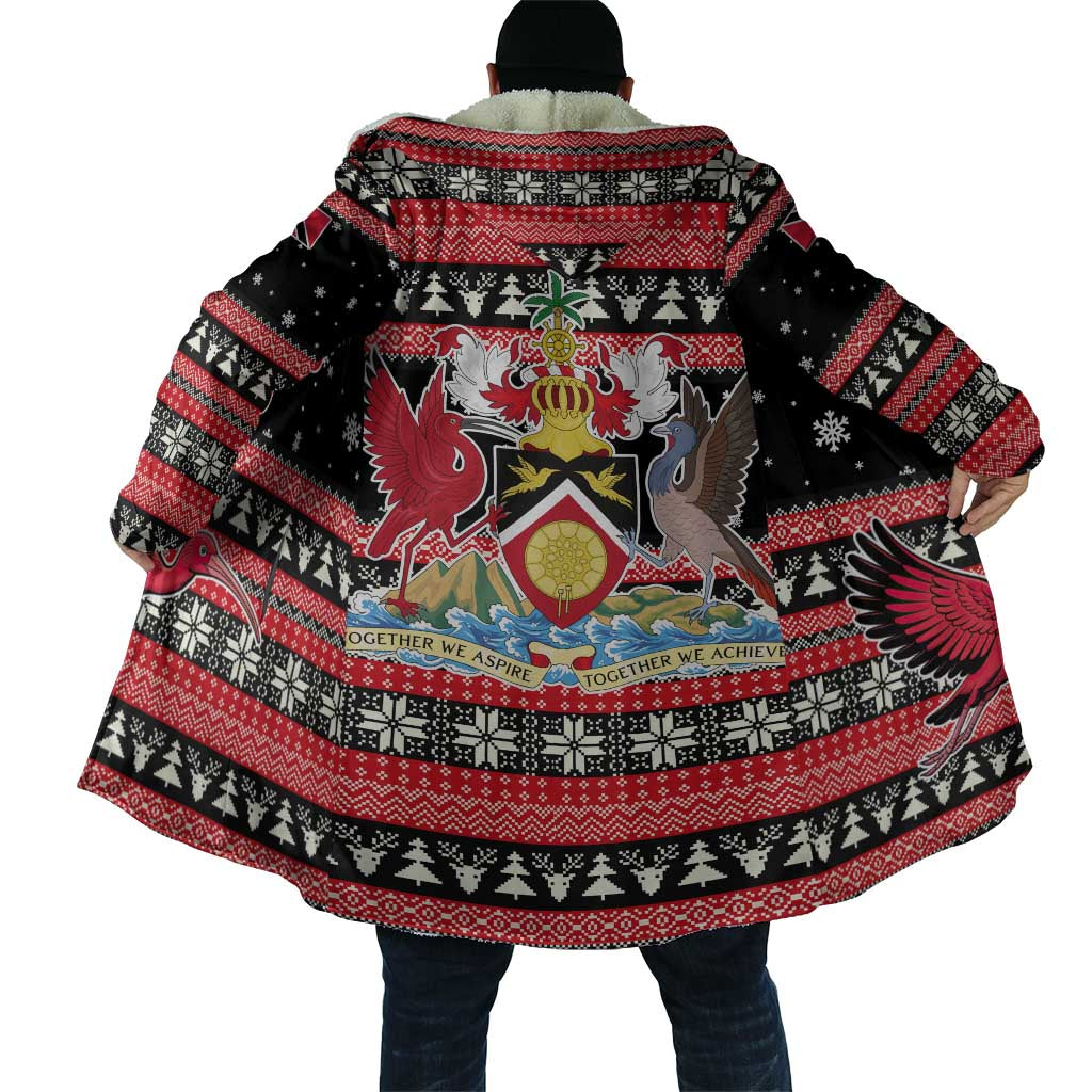 Trinidad and Tobago Christmas Cloak Bird and Coat of Arms Design - Wonder Print Shop