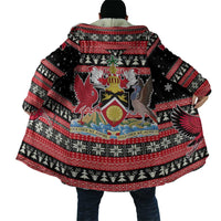 Trinidad and Tobago Christmas Cloak Bird and Coat of Arms Design - Wonder Print Shop