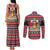 Trinidad and Tobago Christmas Couples Matching Tank Maxi Dress and Long Sleeve Button Shirt Bird and Coat of Arms Design - Wonder Print Shop