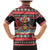 Trinidad and Tobago Christmas Family Matching Mermaid Dress and Hawaiian Shirt Bird and Coat of Arms Design - Wonder Print Shop