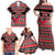Trinidad and Tobago Christmas Family Matching Off Shoulder Maxi Dress and Hawaiian Shirt Bird and Coat of Arms Design - Wonder Print Shop