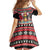 Trinidad and Tobago Christmas Family Matching Off Shoulder Short Dress and Hawaiian Shirt Bird and Coat of Arms Design - Wonder Print Shop