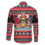 Trinidad and Tobago Christmas Family Matching Off Shoulder Short Dress and Hawaiian Shirt Bird and Coat of Arms Design - Wonder Print Shop