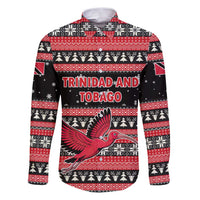 Trinidad and Tobago Christmas Family Matching Puletasi and Hawaiian Shirt Bird and Coat of Arms Design - Wonder Print Shop