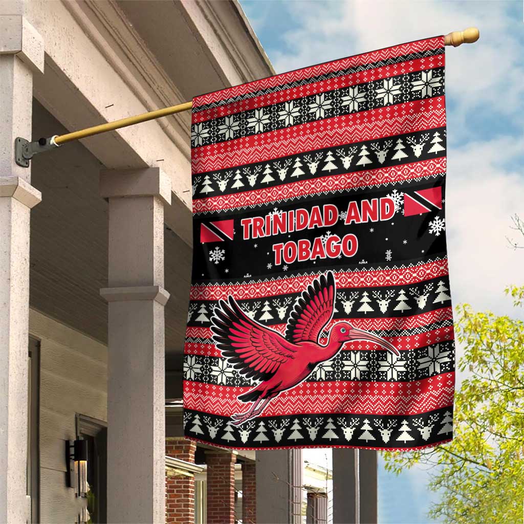 Trinidad and Tobago Christmas Garden Flag Bird and Coat of Arms Design - Wonder Print Shop