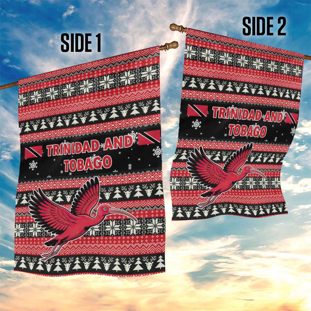 Trinidad and Tobago Christmas Garden Flag Bird and Coat of Arms Design - Wonder Print Shop