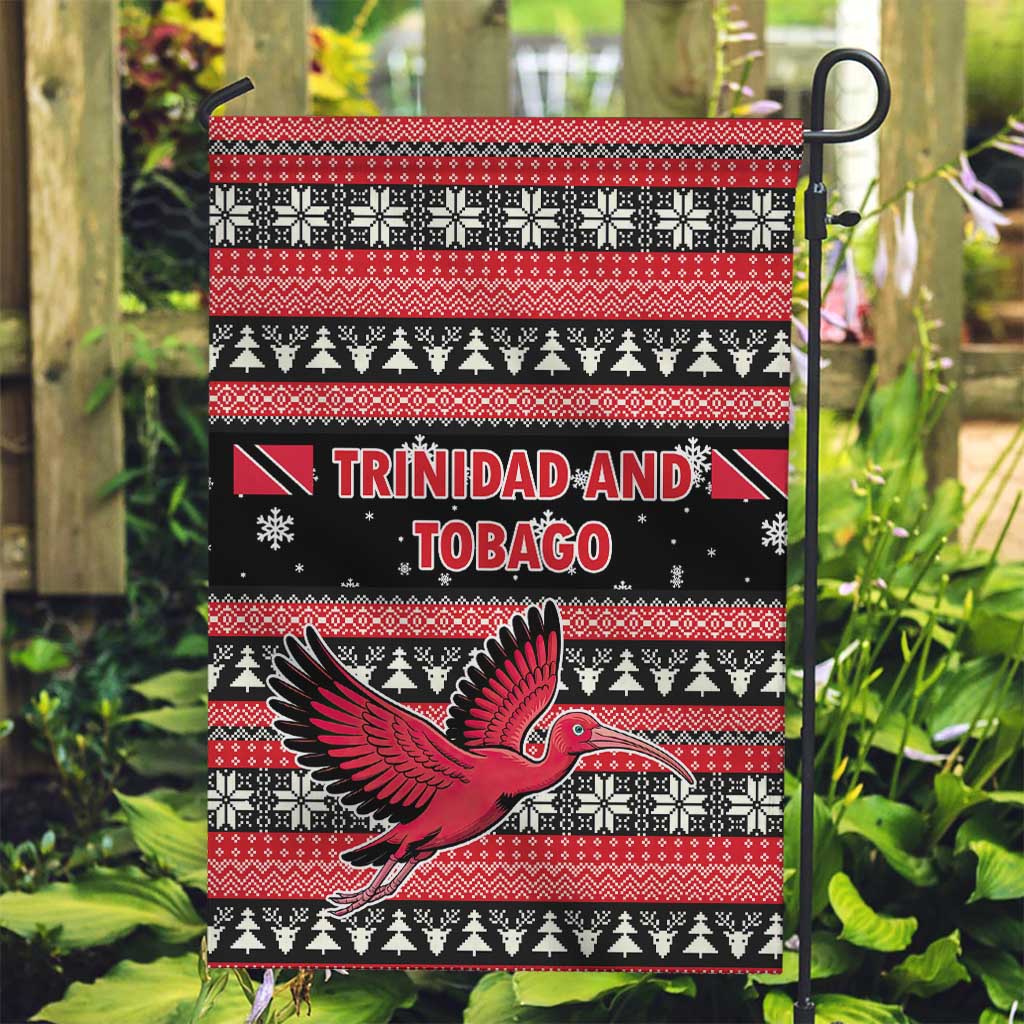 Trinidad and Tobago Christmas Garden Flag Bird and Coat of Arms Design - Wonder Print Shop