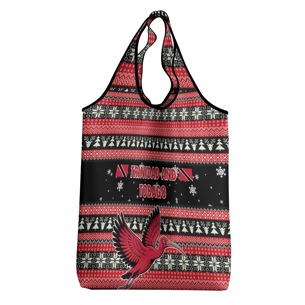 Trinidad and Tobago Christmas Grocery Bag Bird and Coat of Arms Design - Wonder Print Shop