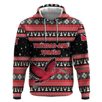 Trinidad and Tobago Christmas Hoodie Bird and Coat of Arms Design - Wonder Print Shop