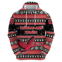 Trinidad and Tobago Christmas Hoodie Bird and Coat of Arms Design - Wonder Print Shop