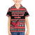 Trinidad and Tobago Christmas Kid Hawaiian Shirt Bird and Coat of Arms Design - Wonder Print Shop