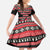 Trinidad and Tobago Christmas Kid Short Sleeve Dress Bird and Coat of Arms Design - Wonder Print Shop