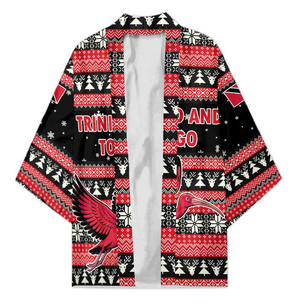 Trinidad and Tobago Christmas Kimono Bird and Coat of Arms Design - Wonder Print Shop