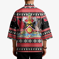 Trinidad and Tobago Christmas Kimono Bird and Coat of Arms Design - Wonder Print Shop